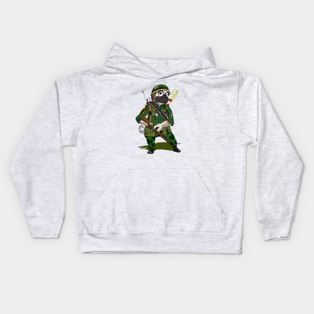 Pugman Kids Hoodie by Mardoi